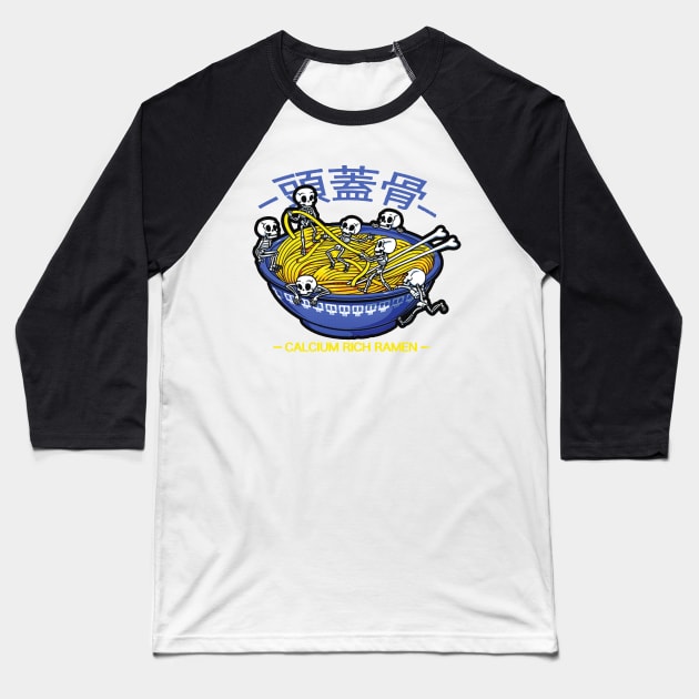 calcium rich ramen Baseball T-Shirt by idontwannawait